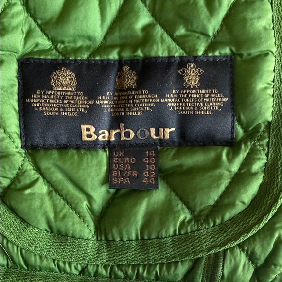 Barbour Olive Quilted Vest - Picture 6 of 6